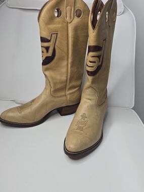 Alberta boots cowboy unique custom PD oil